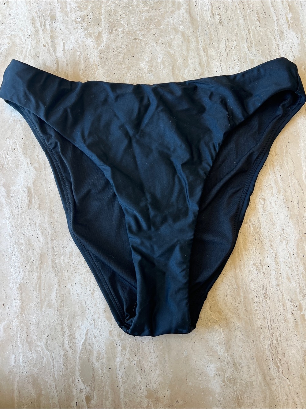 Women’s Classic Black High Waisted Bikini Bottom